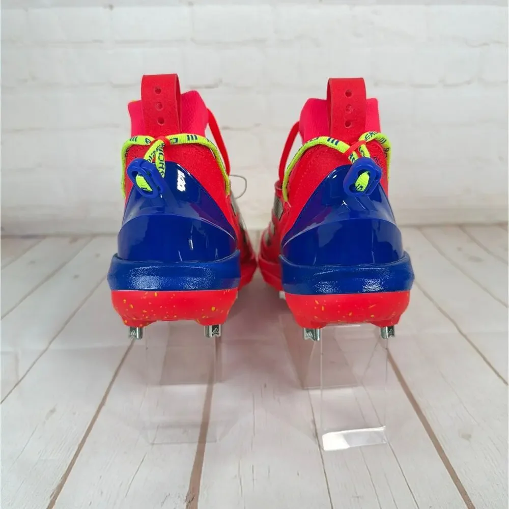 Adidas Adizero Impact 2.0 Shades Red Metal Baseball Cleats Mens Size 9.5 JQ4274